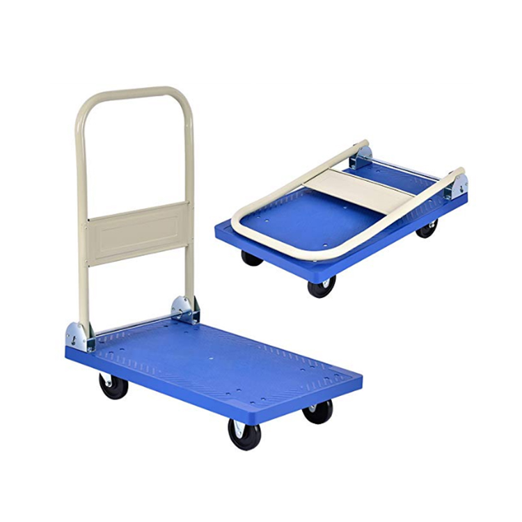 Hand Cart Platform Trolley for Warehouse