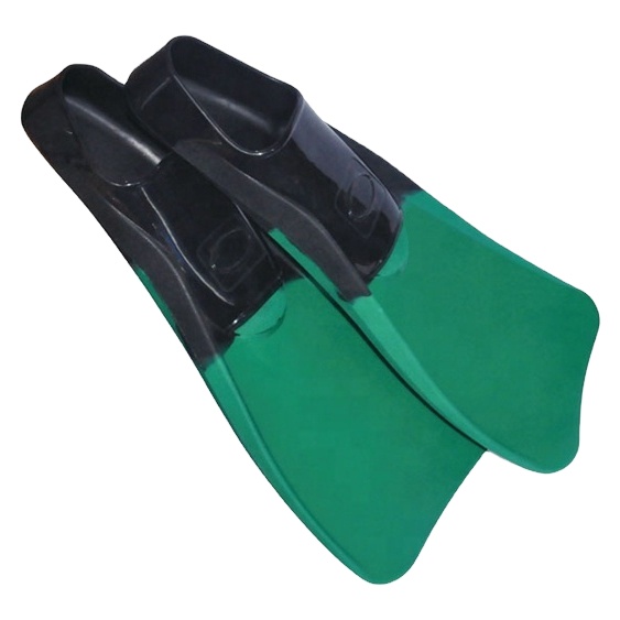 Unisex-Adult Customized Logo Silicone Swim Training Fins Short Blade Diving Flippers for Snorkeling Spearfishing Rubber Material