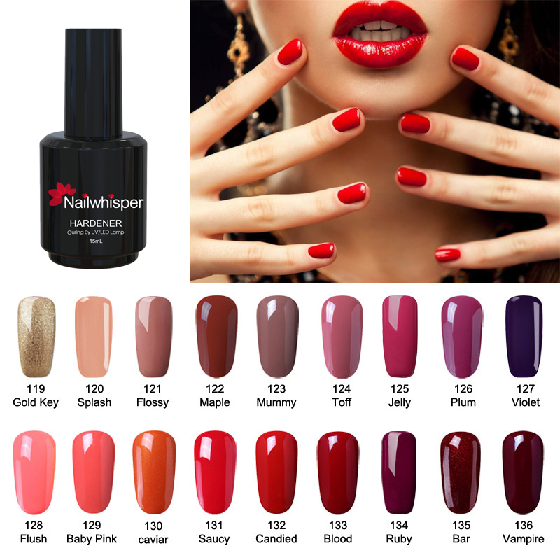 2021 Лучшая Продажа Amazon, собственный лейбл Nailwhisper, 10 мл/15 мл/20 мл, УФ-Гель-лак для ногтей, гель-краска для ногтей