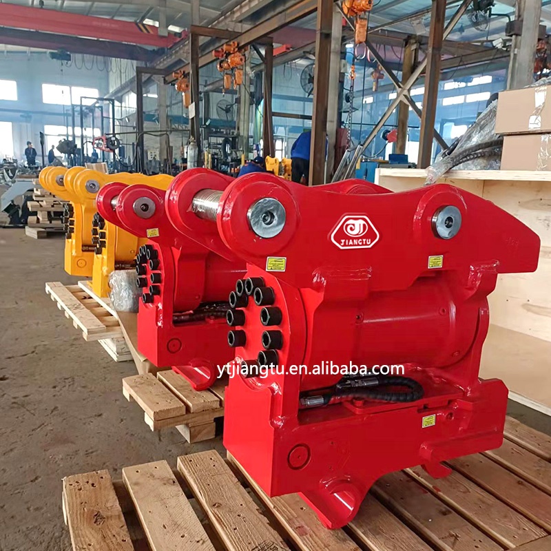 Excavator Hydraulic Double Lock Quick Hitch Tilt Rotating Quick Hitch
