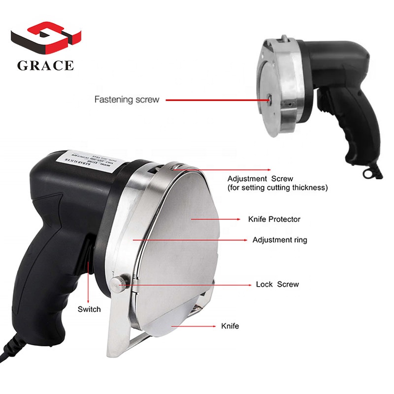 Stainless Steel Electric Handheld Doner Kebab Slicer Barbecue Meat Cutting Slicer Kebab Cutter Shawarma Knife