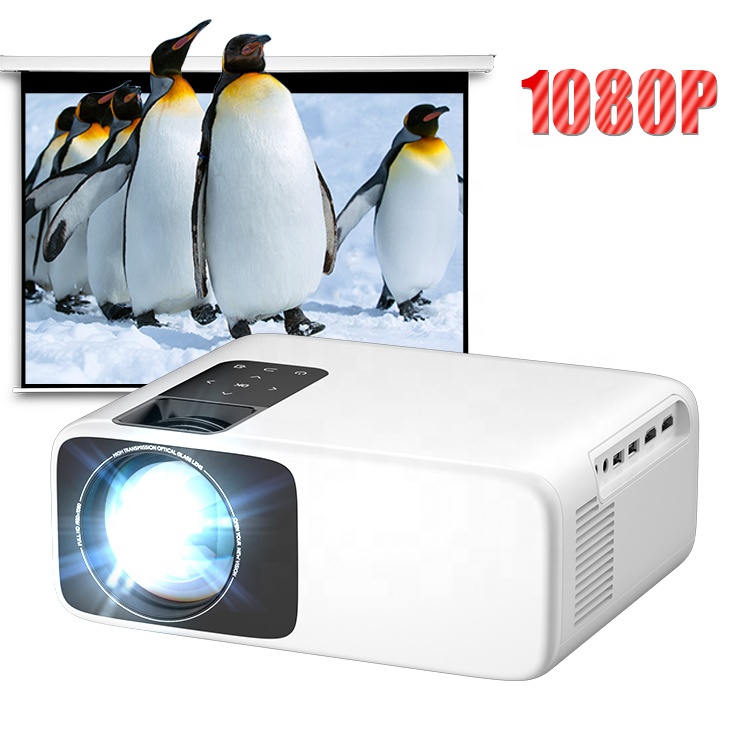 Проектор Rigal Full HD Real 1080P портативный мини-проектор смартфон светодиодный видео беспроводной Wi-Fi проектор для домашнего кинотеатра