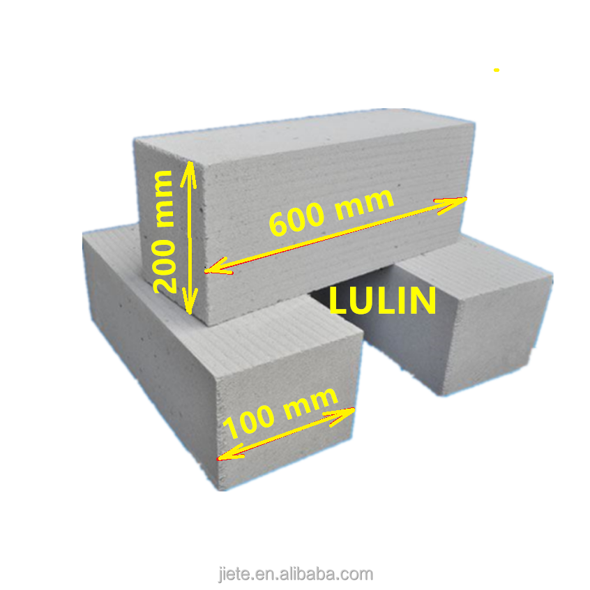 China Factory Price Masonry Wall Building Materials Lightweight Concrete AAC Bricks Blocks