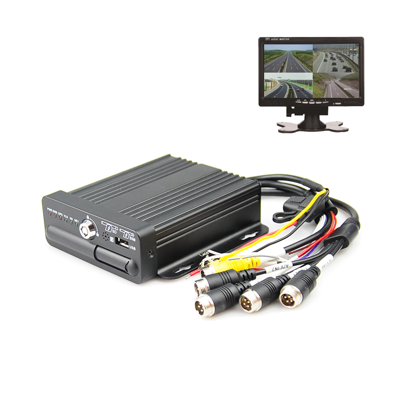 Sd-карта MDVR с wifi 3G 4G GPS Поддержка 4CH воспроизведения школьный автобус Мобильный Dvr