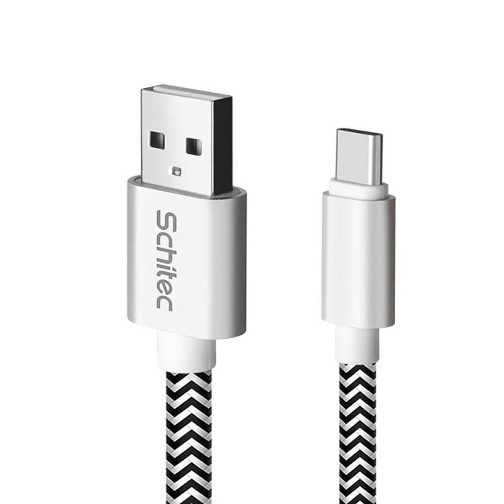 Прямая поставка с завода, нейлоновый Плетеный 2 А 1 м USB C кабель, адаптер для передачи данных, быстрое зарядное устройство, кабель Micro Type C Usb