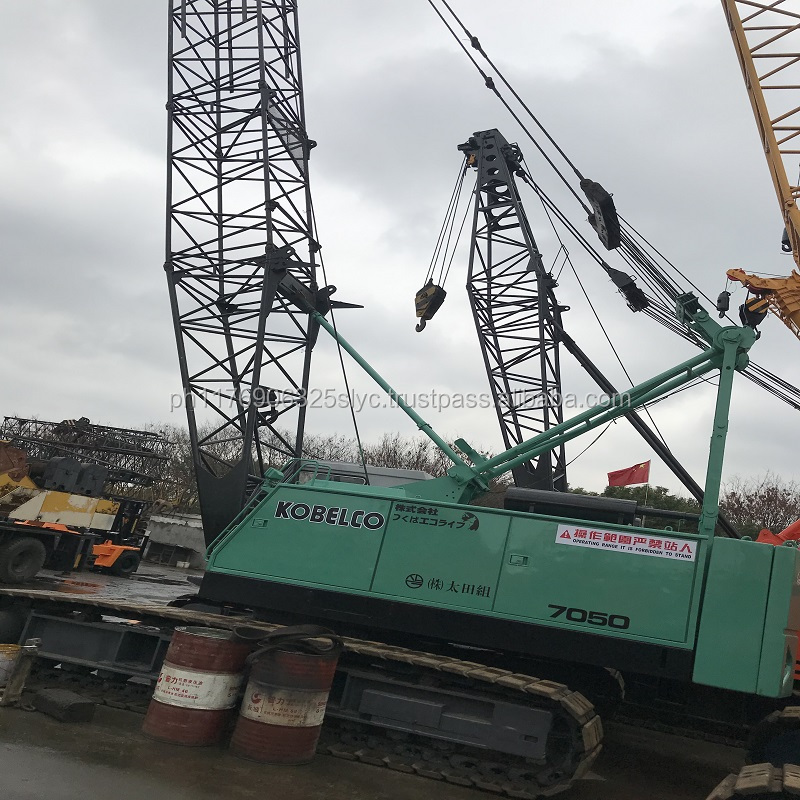 Недорогой гусеничный кран Kobelco 7050 для продажи, б/у гусеничный кран Kobelco 50 тонн