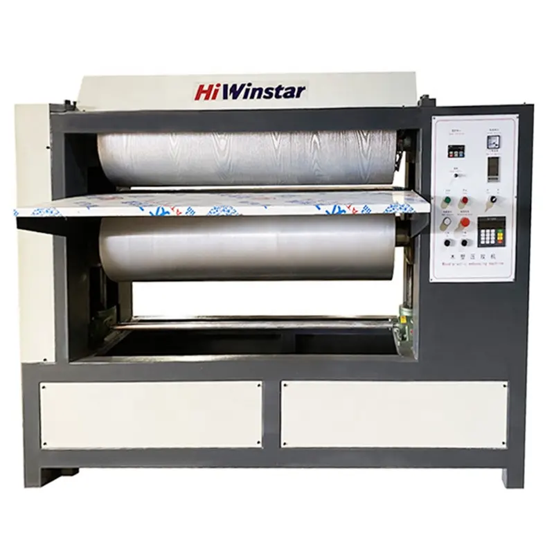 MSY1300 automatic heat press solid wood MDF wood embossing machine