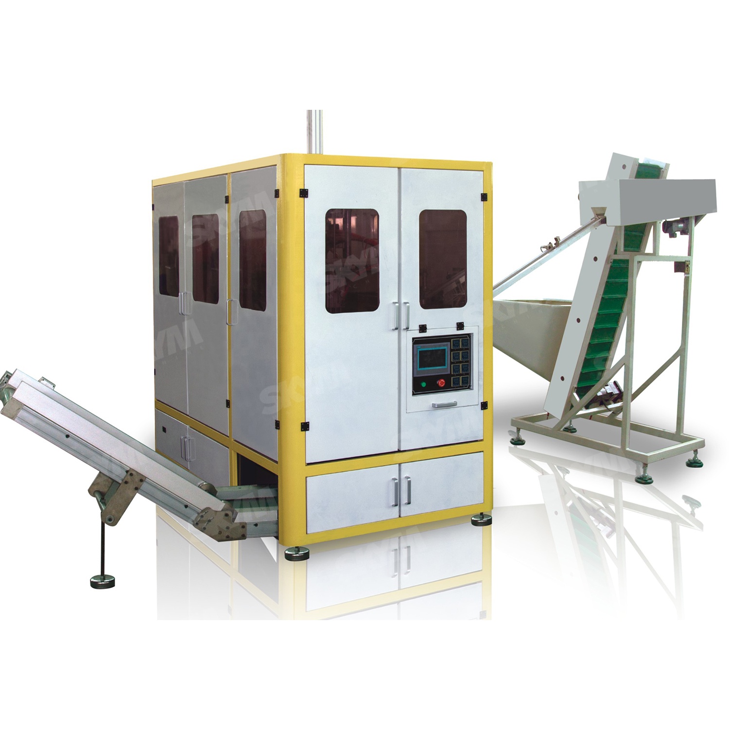 SKYM 50ml-1.5L Automatic Pet Plastic Cosmetic Pure Water Beverage Bottles Stretch Blowing Making Machine