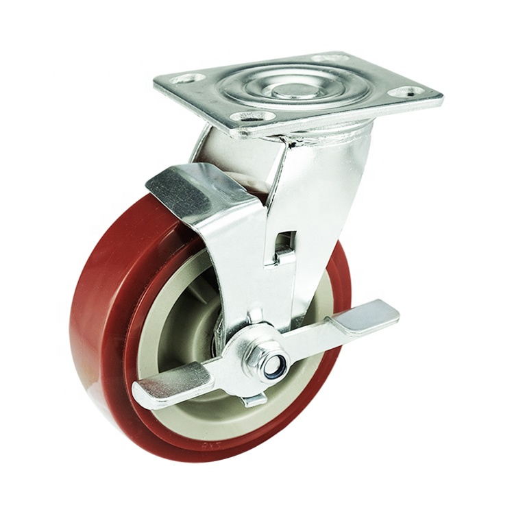 Ylcaster оптовая продажа 6 "сверхмощный pu Колесико