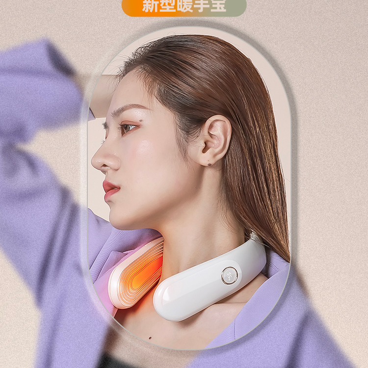 2021 new arrival 2 in 1 power bank neck & hand warmer neck hanging hand warmer fast warm and Intelligent temperature control