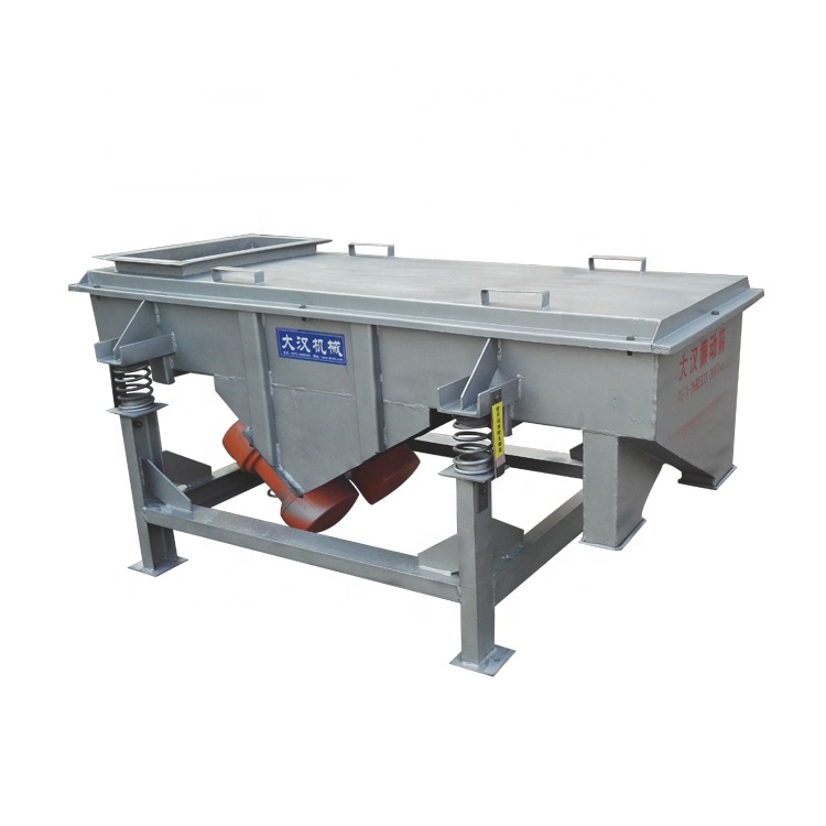 Square Sieve Machine Mini Linear Baking Powder Fertilizer Spin Vibration Sieve