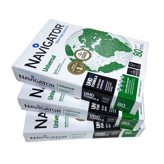 Поставка всех видов копировальной бумаги a4 в Китае бумага A4 NAVIGATOR 80GSM 75GSM 70GSM