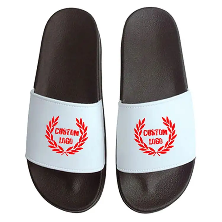 Beach Men Customized Open Toe No Slip Comfortable Multiple Colors Custom Logo Slipper