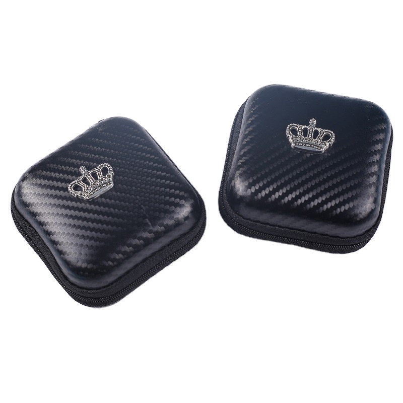 Black Crown Contact Lens Case with Zipper Packaging Box Contact Lens Packaging Box Big quantity