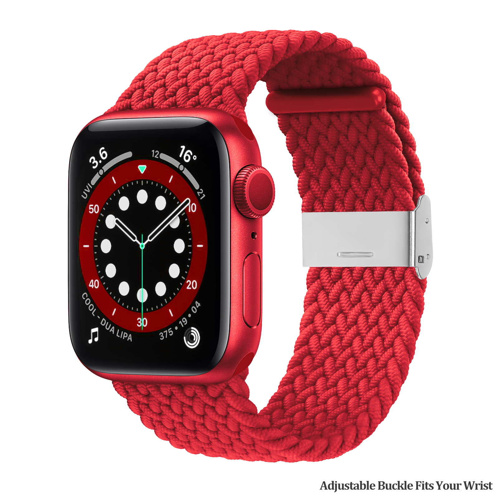 Ремешок соло Плетеный для apple watch 6/se, спортивный тканевый браслет для apple watch, 38/40/42/44 мм, быстрая доставка