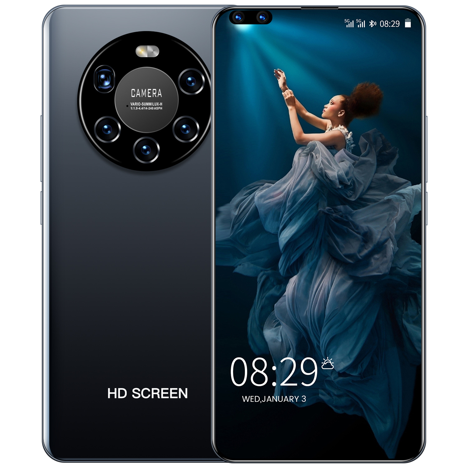 Смартфон Mate40Pro +, 7,3 дюйма, 6000 мАч, 12/512 ГБ, две SIM-карты