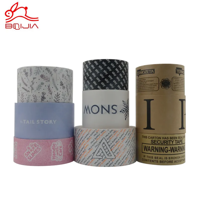 Biodegradable And Environmental Custom Printing with Logo Self Adhesive/Water Activated Reinforced Kraft Paper Gummed Tape