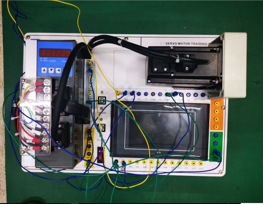 AC servo motor training system,TRAINER MODEL,EDUCATIONAL KIT,TEACHING EQUIPMENT,EXPERIMENT APPARATUS,DIDACTIC BENCH