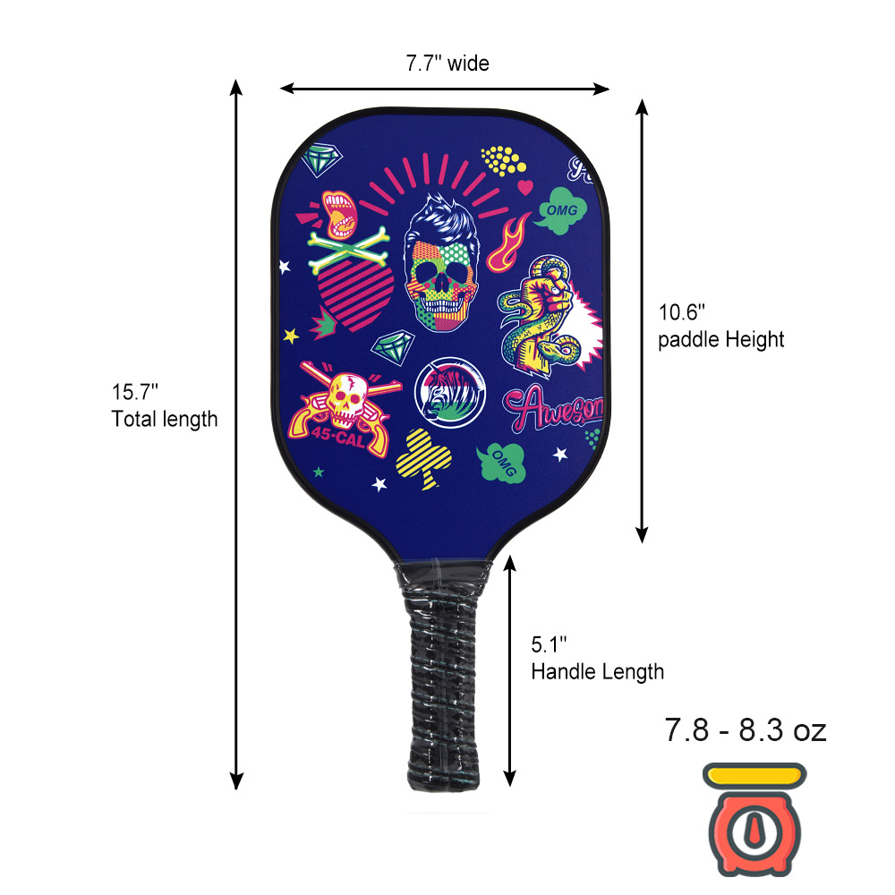 Ракетка профессиональная карбоновое пляжное весло Pickleball paddle Заводская Горячая продажа Спорт на открытом воздухе