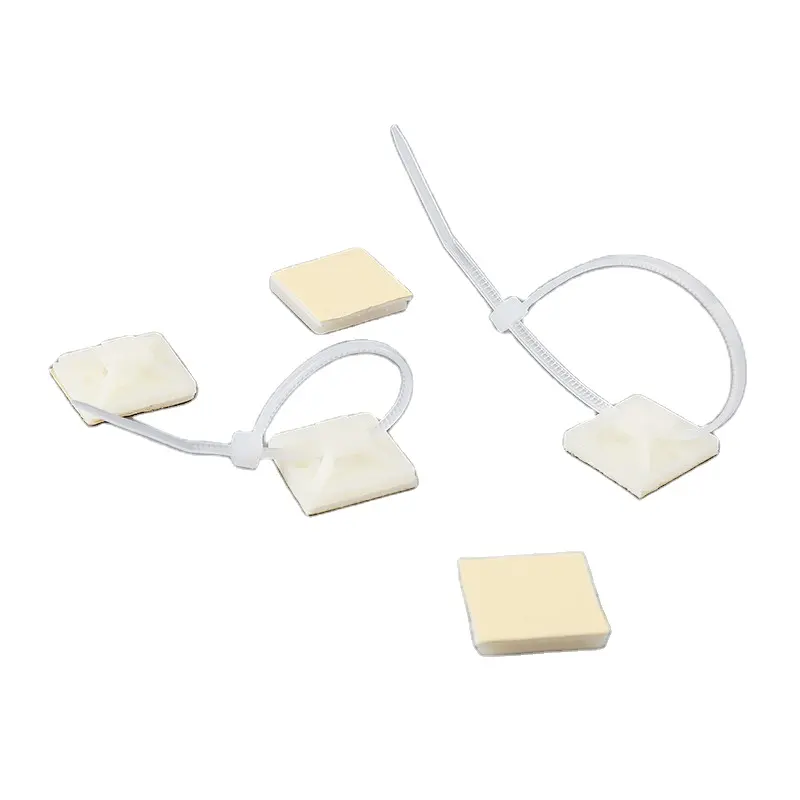 Nylon Cable Tie Mounts AAM2 Cable Tie Mounting Base Self adhesive 28x28mm nylon66