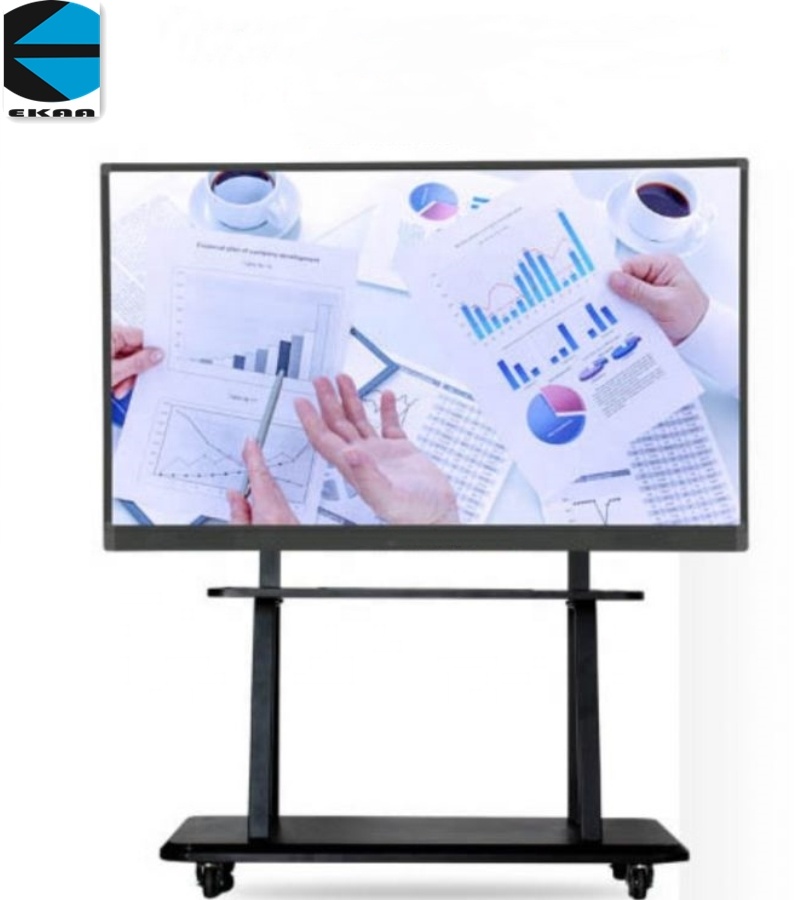 EKAA 100 inch interactive Smart Whiteboard Touchscreen all in one Educational Equipment support Qlcd