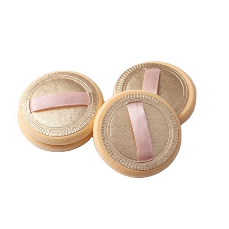 Portable and practical ladies powder puff foundation sponge soft latex wet and dry makeup puff