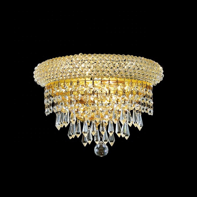 Factory Directly Supply Favourable Price Widespread Golden Finish Luxury wall lamp Modern