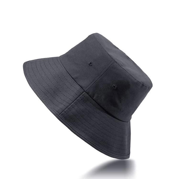 100% cotton single layer solid color unisex fisherman hat wholesale custom logo bucket hat bulk ready to ship