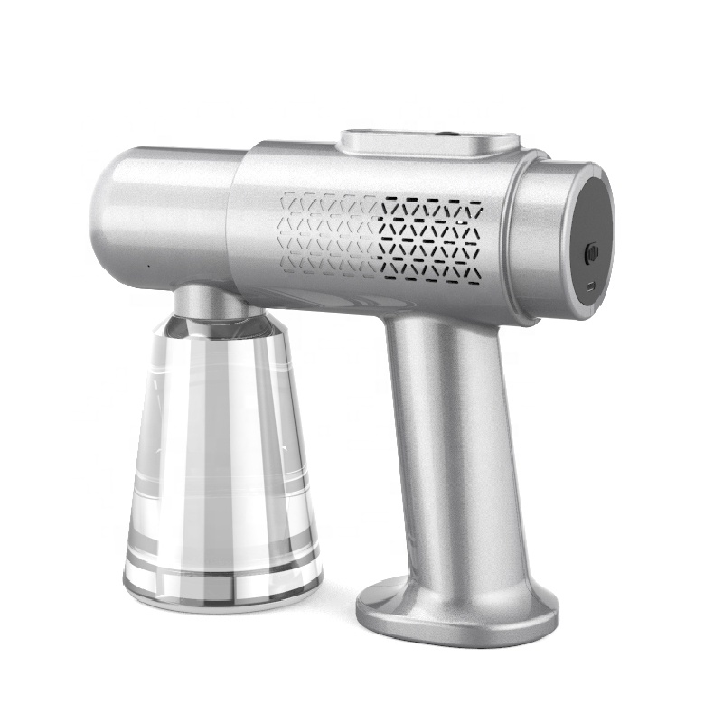 Rechargeable Wireless Portable Disinfection Sterilizer Blu Ray Steam Nano Spray Gun