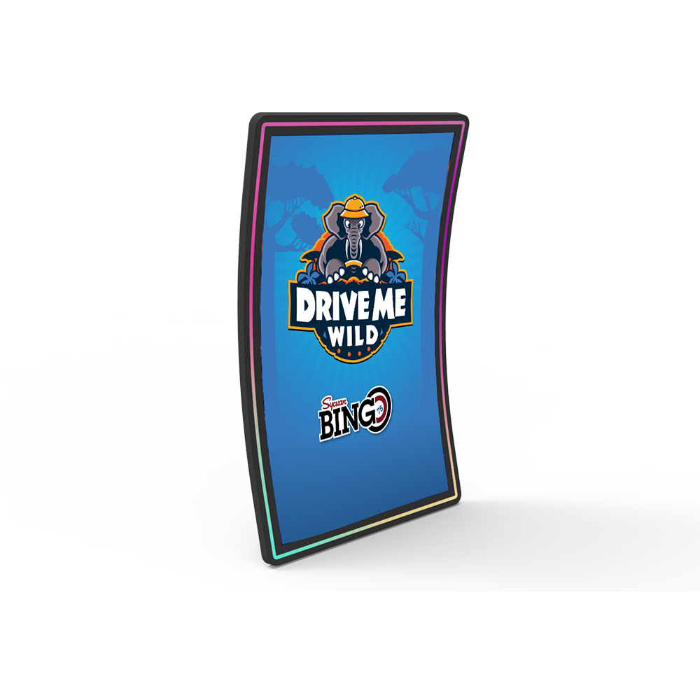43 inch Curved Monitor with LED Bar for Gaming Machine