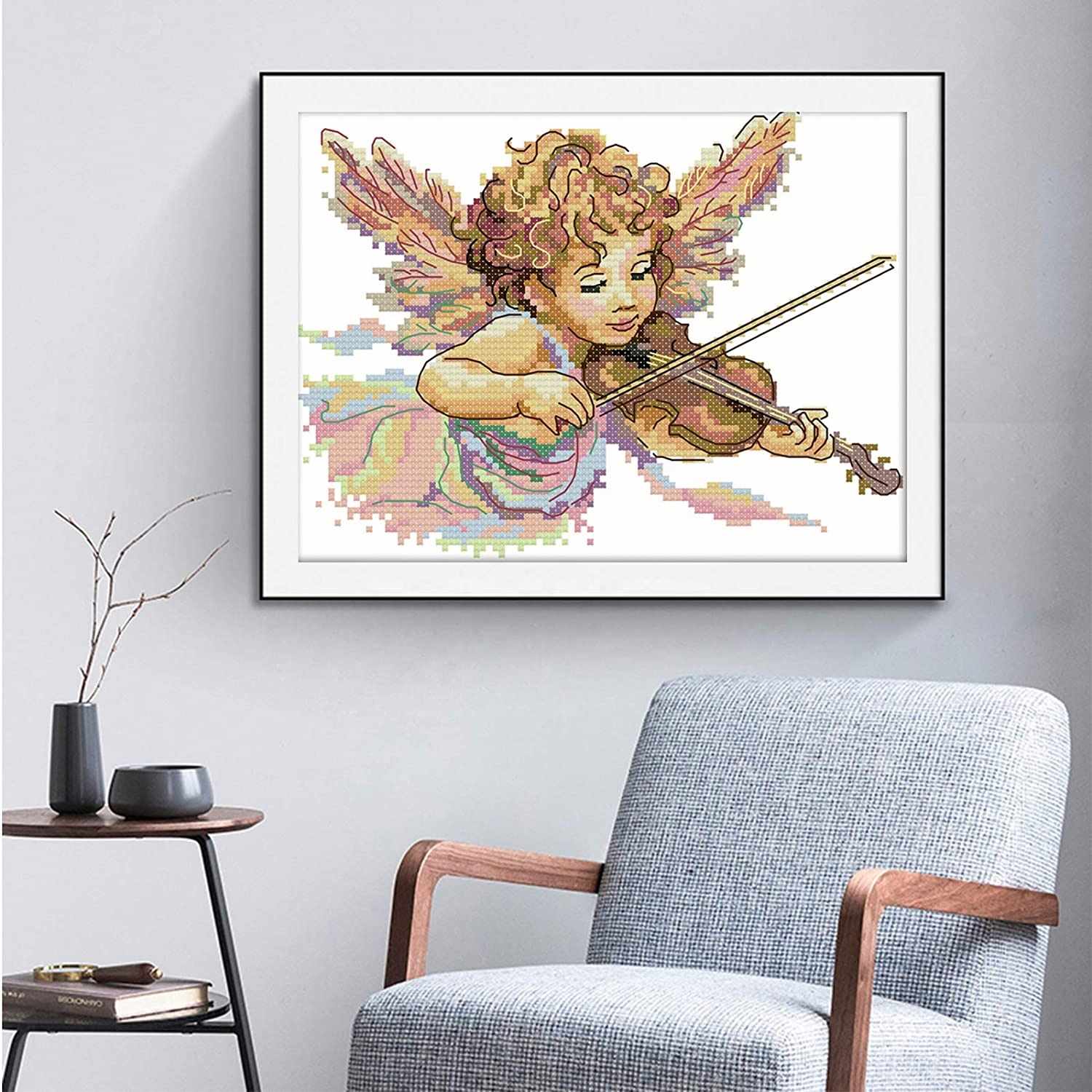 Wholesale Stamped Cross Stitch Kits Printed Patterns Threads Embroidery