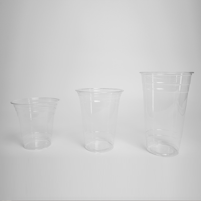 Custom printed compostable clear disposable plastic 100% biodegradable PLA cup