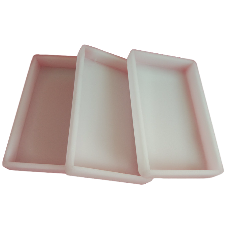 Various Specifications High Purity Polished Opaque Quartz Box Square Fused Silica Glass Petri Dish