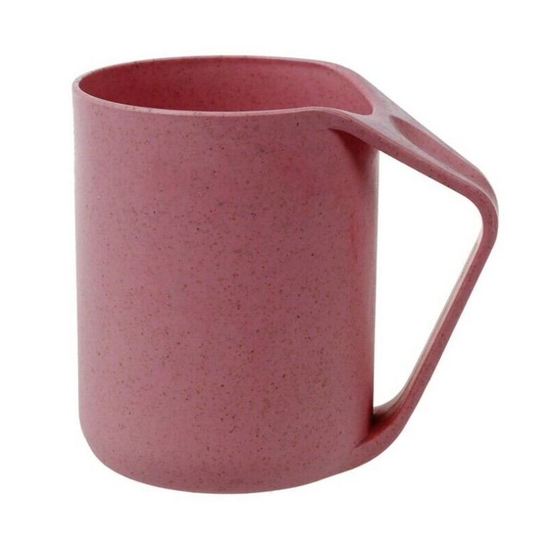 Unbreakable reusable tooth brush cup/mug wheat straw creative tooth cup