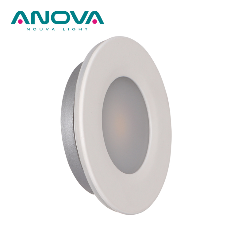 Super Slim Shelf led Downlight Mini Aluminum Concave Bezel 3.4W Under Cabinet Light Recess Puck Light