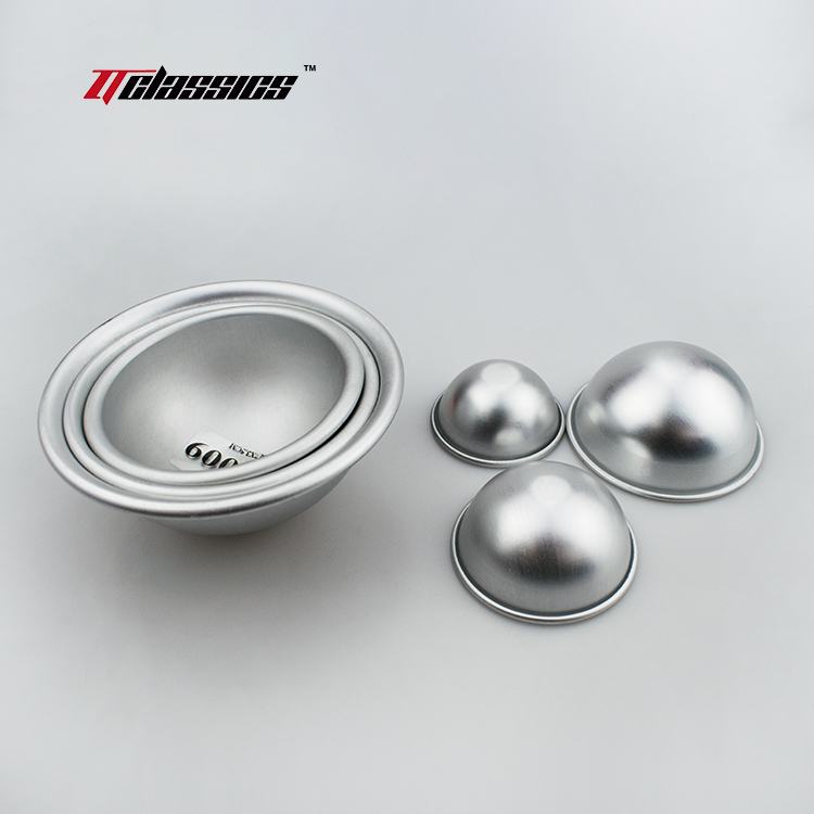 Shallow semicircle aluminum mold semicircle mousse mold Xuemeiniang cake mold pudding mold semicircle jelly mold