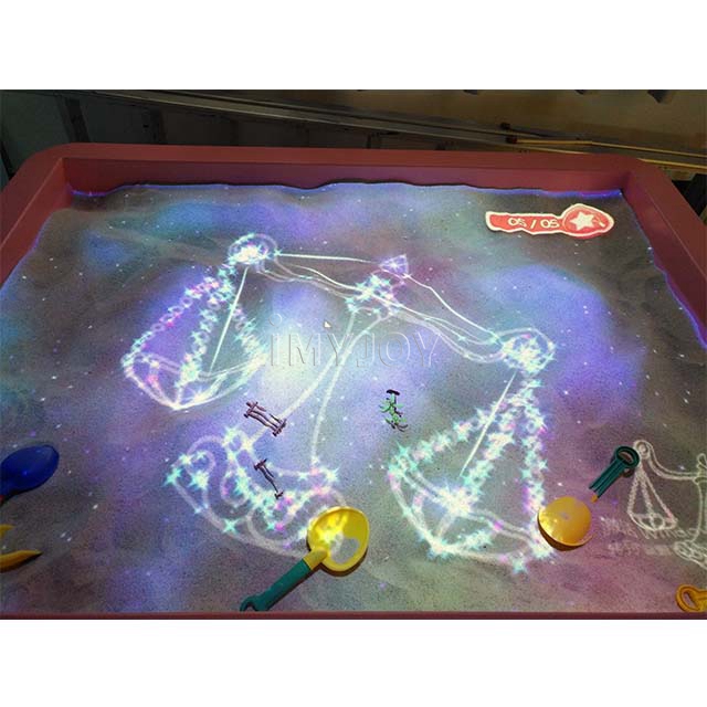Обновленная игра веселые игры Детская активность песочный стол игровая голограмма Интерактивная проекционная игра