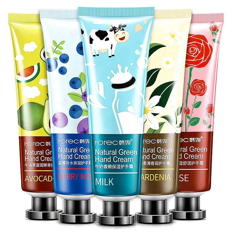 OEM ODM Moisturizing Whitening Refreshments Milk Innisfree Hand Care Ice Cream 50ml Hand Cart