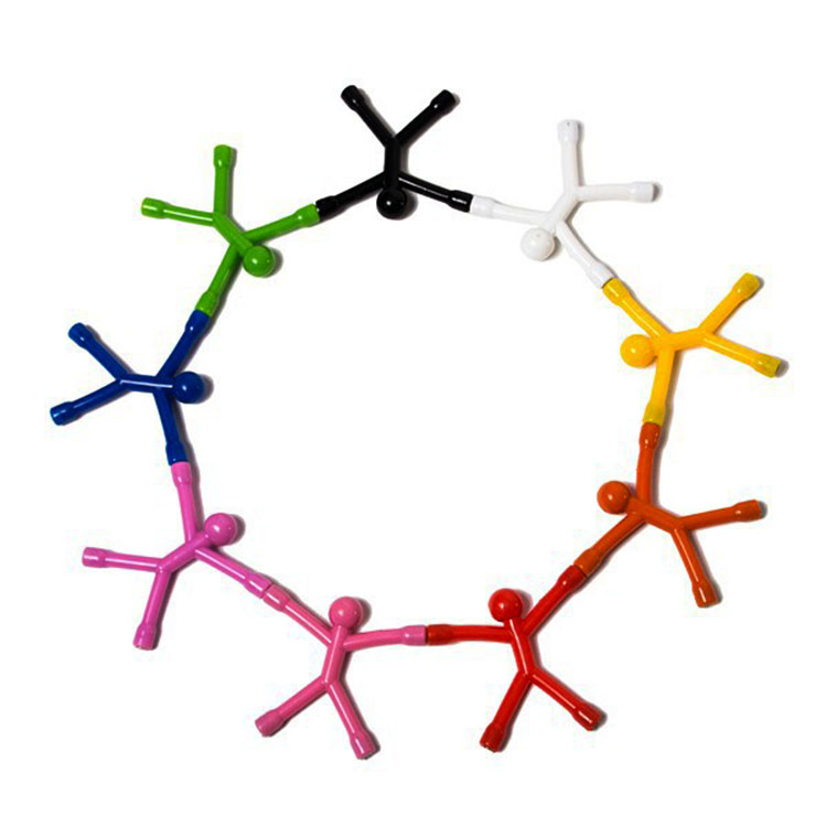Bendable PVC rubber magnetic toys Key holder