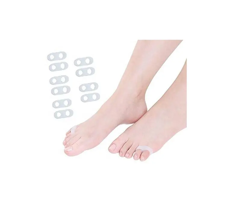 Hammer Toe Straightener Separator Spacers,Bunion Corrector,Pads for Overlapping, Hallux Valgus, Diabetic Feet