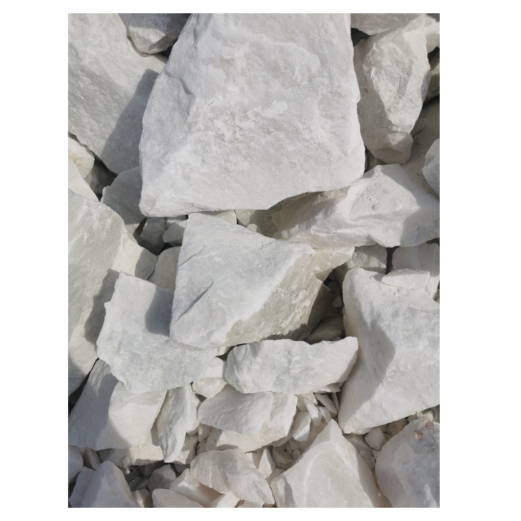 high quality big size snow white for landscaping and street crush stone chip