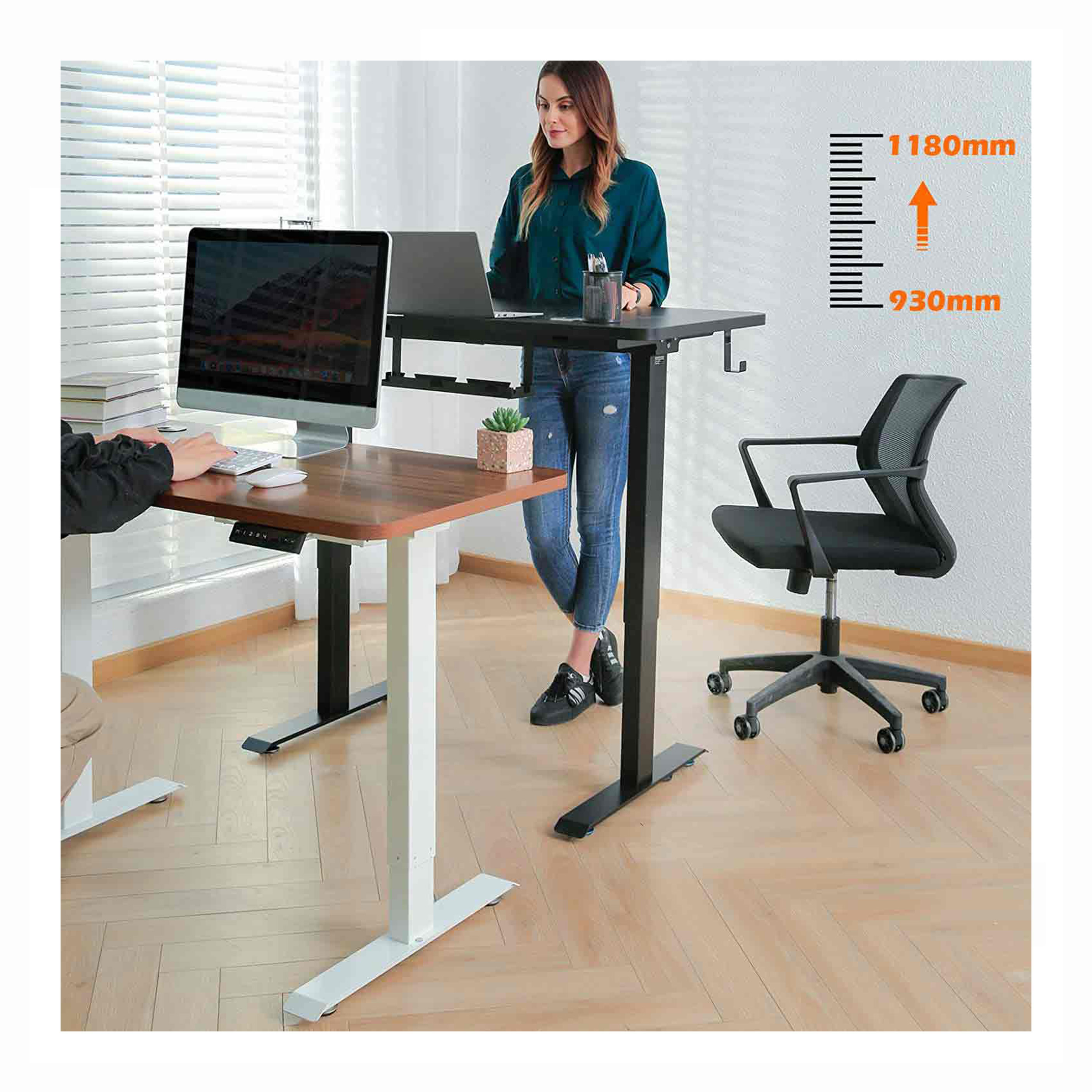 Low Noise High Quality Adjustable Height Office Furniture Ergonomic Table for Wholesale