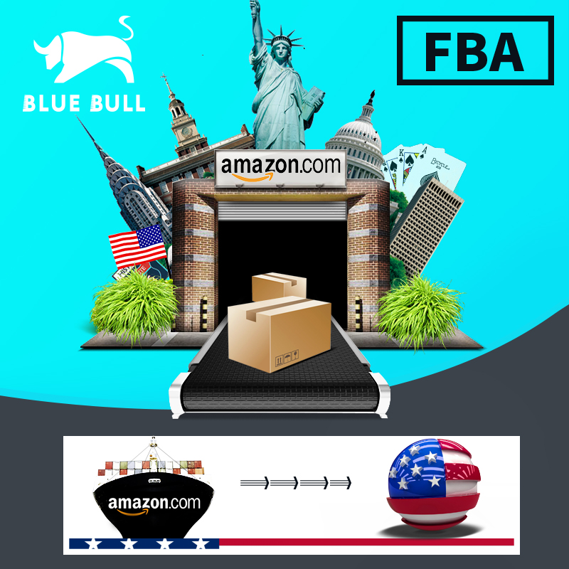 В США, агент amazon из Китая, морской перевозки, американский экспедитор, США