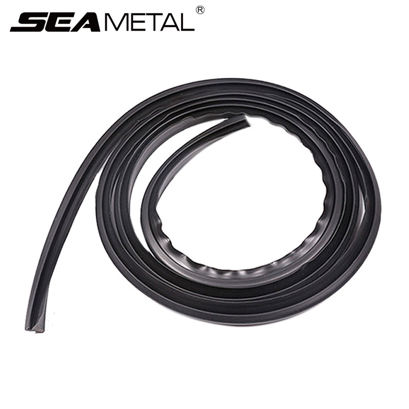 1.8m Car Rubber Seal Spoiler Strip Auto Front Rear Windshield Spoiler Front Window Hood Sealing Trim Auto Windshield Accessories