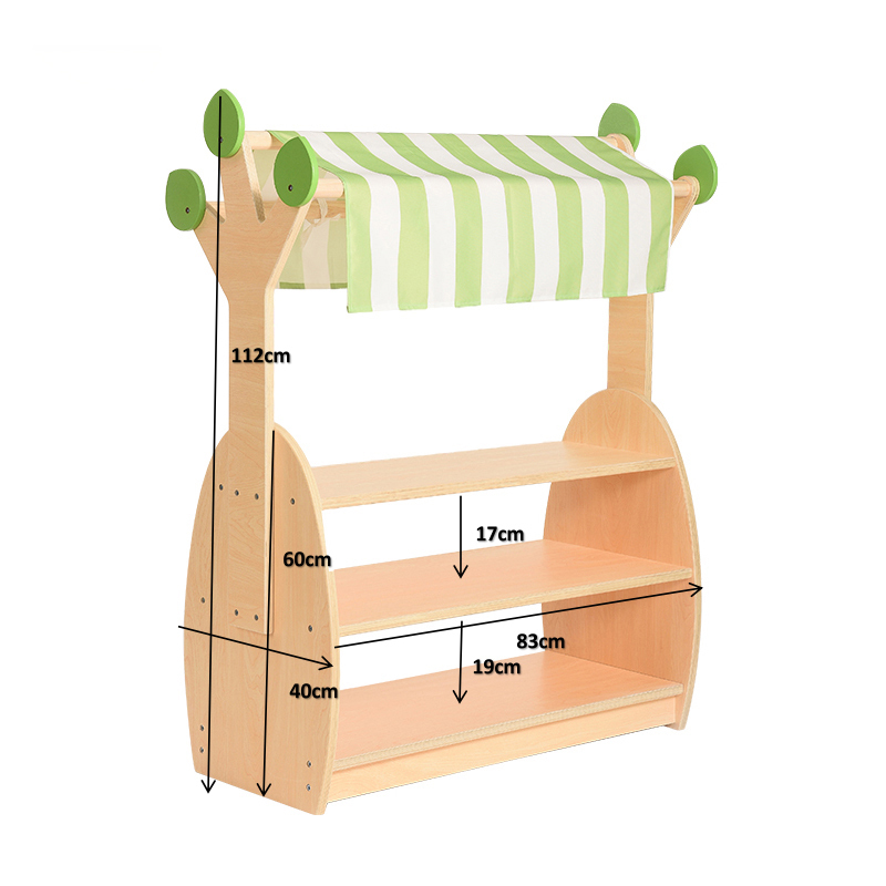 China Manufacturer Montessori Children Furniture Sets Kids Playing Pretend Selling Store Kids Wooden Furniture