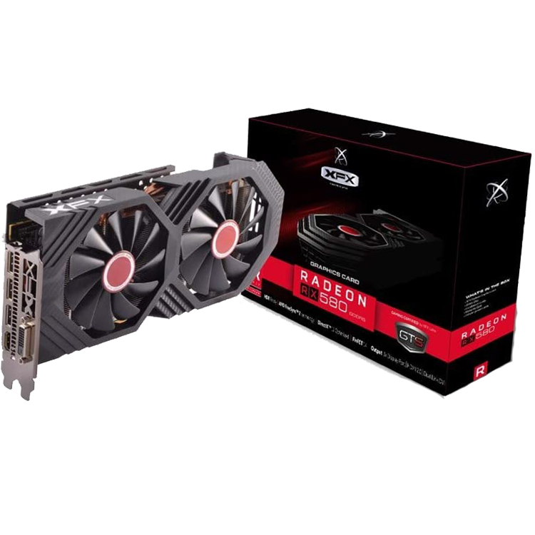 В наличии, оптовая продажа, графическая карта XFX RX580 8G/ RX 580 8 ГБ, графическая карта GPU, графический процессор для майнинга