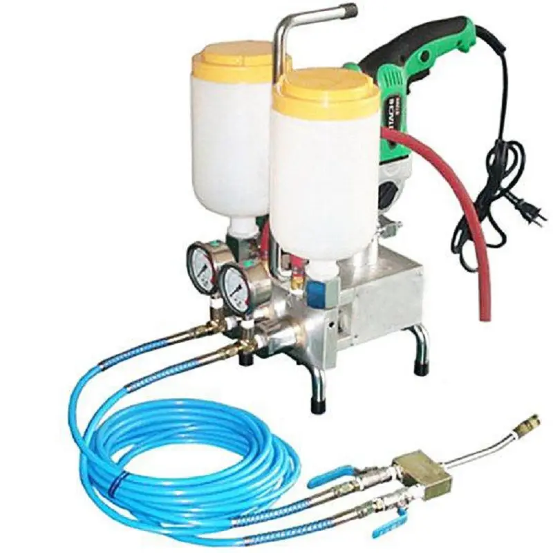 Polyurethane or epoxy resin grouting machine injection pump