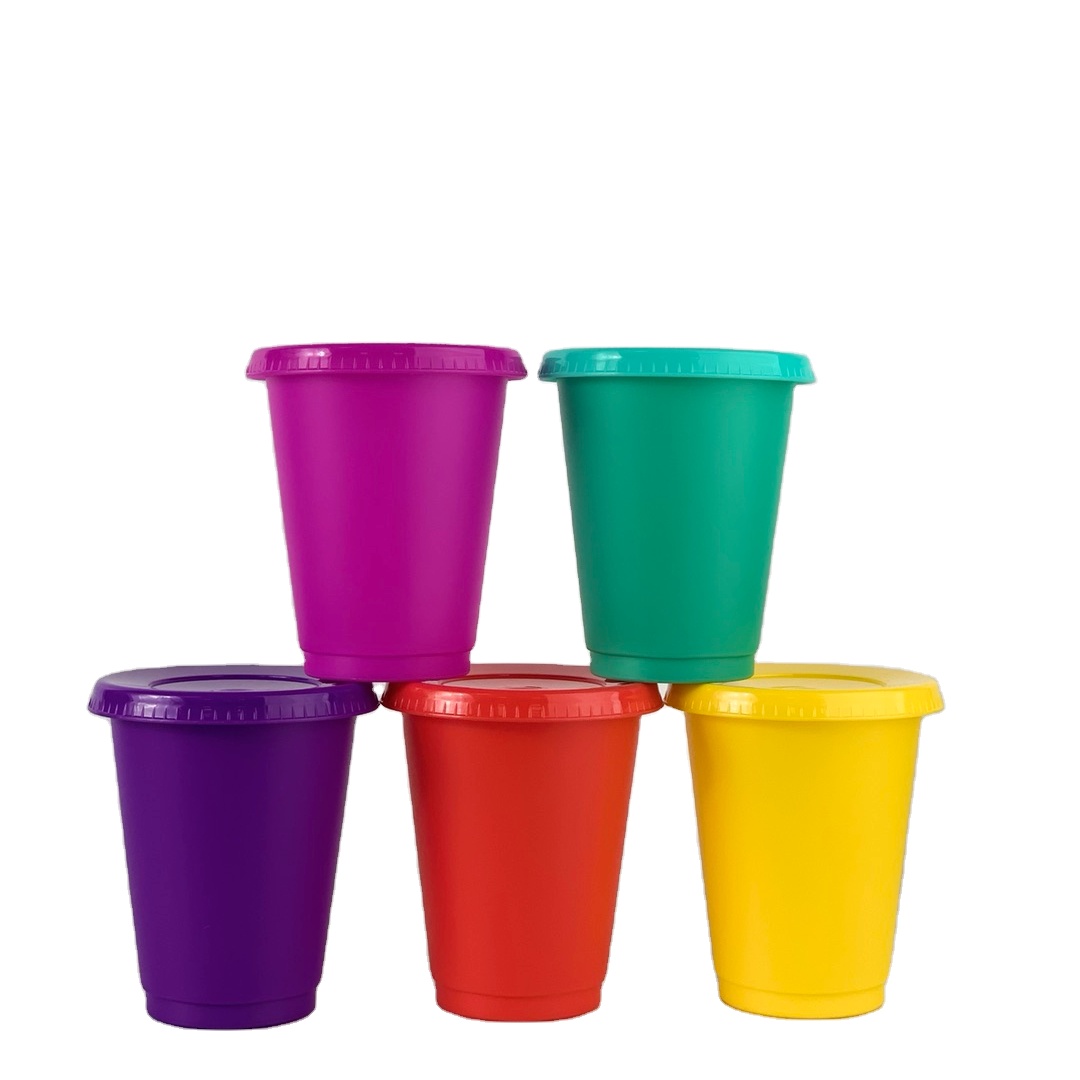 Christmas Gift 16OZ Most Popular Reusable Plastic Cold Decoration Solid tumber Mug Shaker Bottle for kids with straw