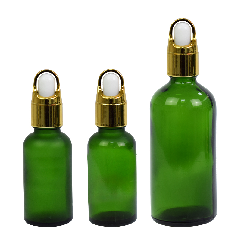 china wholesale empty 30ml 100ml personal care packaging skin care serum dropper essential oil glass packaging