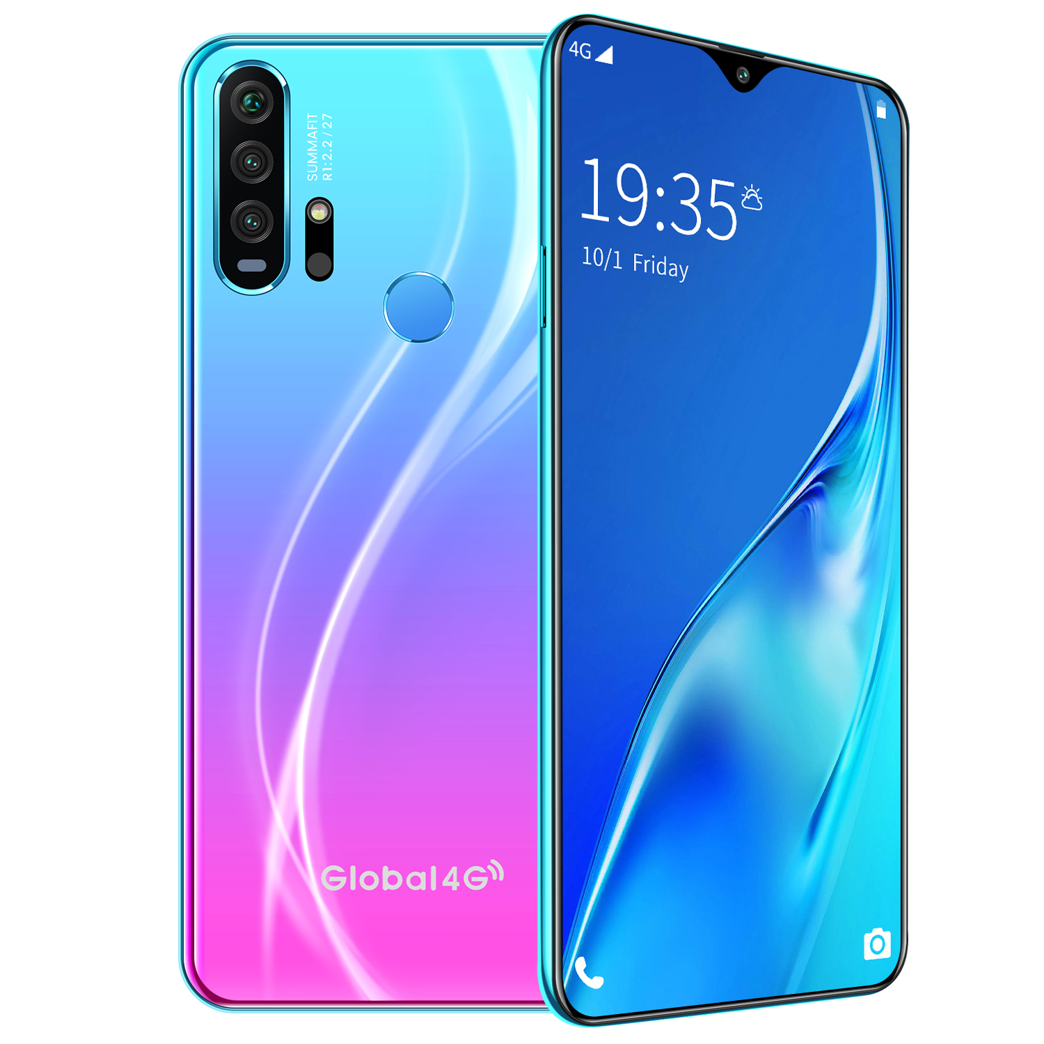 New R30pro smartphone 8gb+256gb techno phones 6.2 Inch Android 10.0 Smartphone